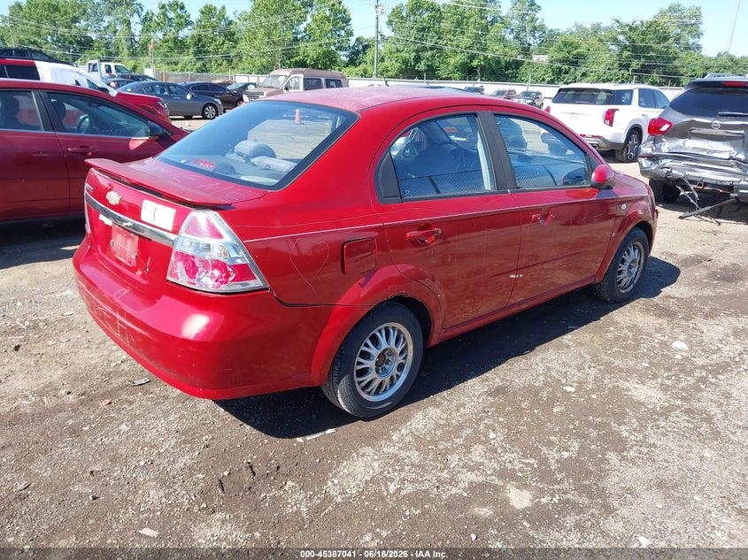 2007 Chevrolet Aveo VIN KL1TG56627B089125 IAAI salvage auction — VANDALISM, Salvage (Ohio), sold $225 on 2026-07-09 (photo 4)