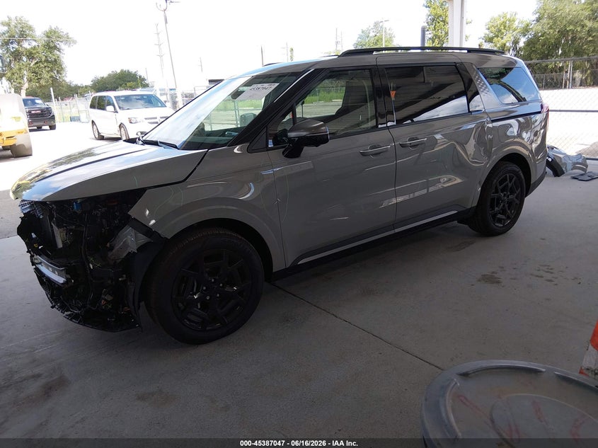 2026 Kia Carnival VIN KNDNE5KA7T6116730 IAAI salvage auction — FRONT END, Rebuildable (Florida), sold $14,000 on 2026-07-22 (photo 2)