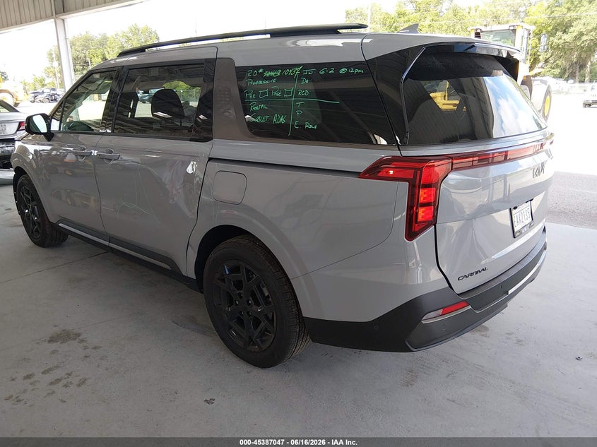 2026 Kia Carnival VIN KNDNE5KA7T6116730 IAAI salvage auction — FRONT END, Rebuildable (Florida), sold $14,000 on 2026-07-22 (photo 3)