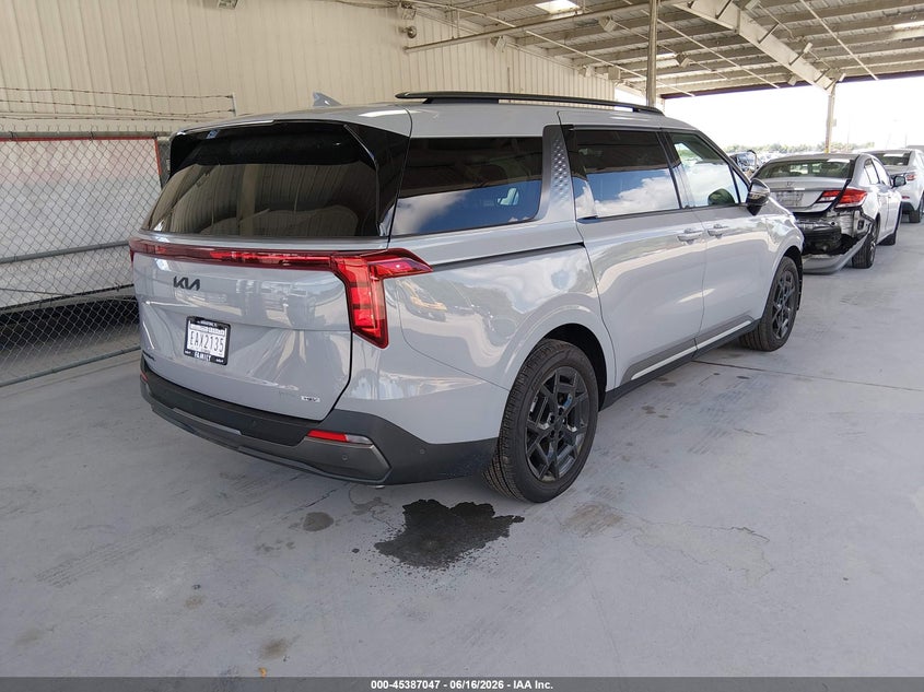 2026 Kia Carnival VIN KNDNE5KA7T6116730 IAAI salvage auction — FRONT END, Rebuildable (Florida), sold $14,000 on 2026-07-22 (photo 4)