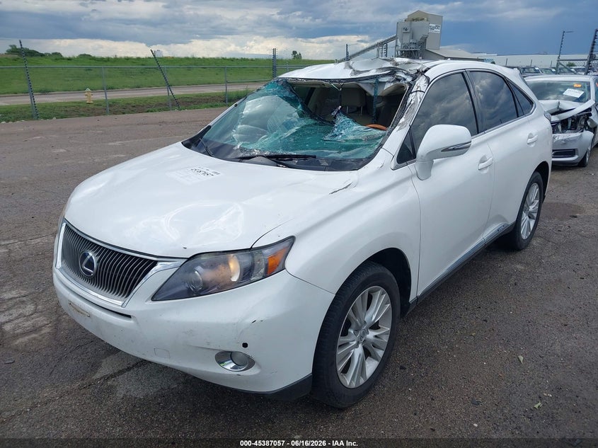 2010 Lexus Rx VIN JTJZB1BA2A2002834 IAAI salvage auction — ROOF, Salvage (Illinois), sold $2,250 on 2026-07-29 (photo 2)