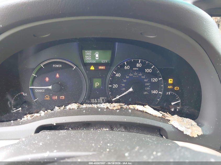 2010 Lexus Rx VIN JTJZB1BA2A2002834 IAAI salvage auction — ROOF, Salvage (Illinois), sold $2,250 on 2026-07-29 (photo 7)