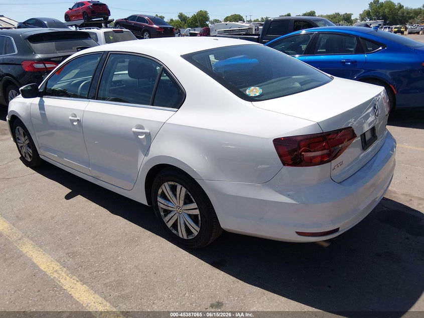 2017 Volkswagen Jetta VIN 3VW2B7AJ5HM215527 IAAI salvage auction — FRONT END, Salvage (Utah), sold $2,050 on 2026-07-09 (photo 3)
