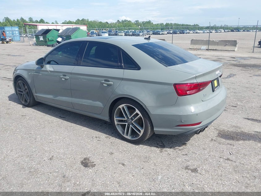 2020 Audi A3 VIN WAUAUGFF6LA003185 IAAI salvage auction — WATER/FLOOD, Certificate Of Destruction (Florida), sold $2,050 on 2026-07-28 (photo 3)
