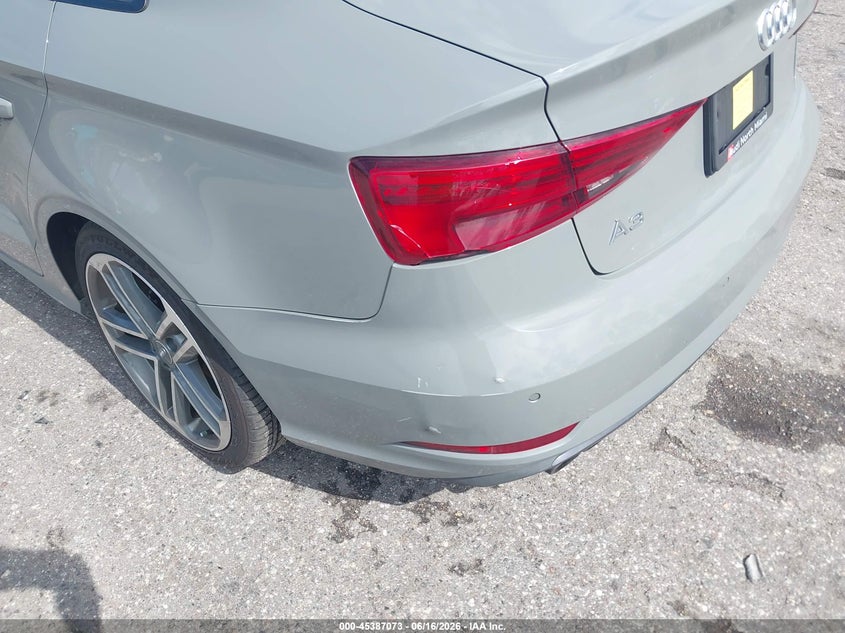 2020 Audi A3 VIN WAUAUGFF6LA003185 IAAI salvage auction — WATER/FLOOD, Certificate Of Destruction (Florida), sold $2,050 on 2026-07-28 (photo 6)