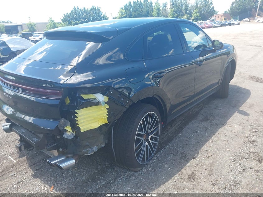 2025 Porsche Cayenne coupe VIN WP1BA2AY1SDA29328 IAAI salvage auction — REAR END, Wait Title, sold $27,750 on 2026-09-14 (photo 4)