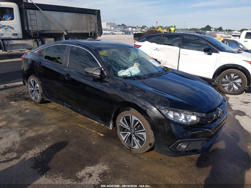 2018 Honda Civic VIN JHMFC1F79JX041200 IAAI salvage auction — RIGHT FRONT, Salvage (Missouri), sold $1,050 on 2026-07-28 (photo 1)