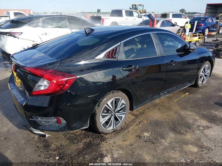 2018 Honda Civic VIN JHMFC1F79JX041200 IAAI salvage auction — RIGHT FRONT, Salvage (Missouri), sold $1,050 on 2026-07-28 (photo 4)