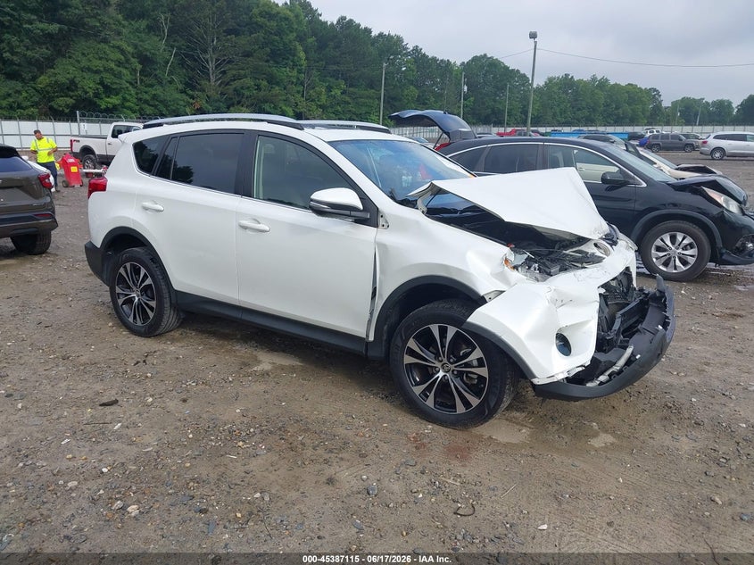 2015 Toyota Rav 4 VIN JTMYFREV8FD079333 IAAI salvage auction — FRONT END, Salvage (Georgia), sold $4,650 on 2026-07-23 (photo 1)