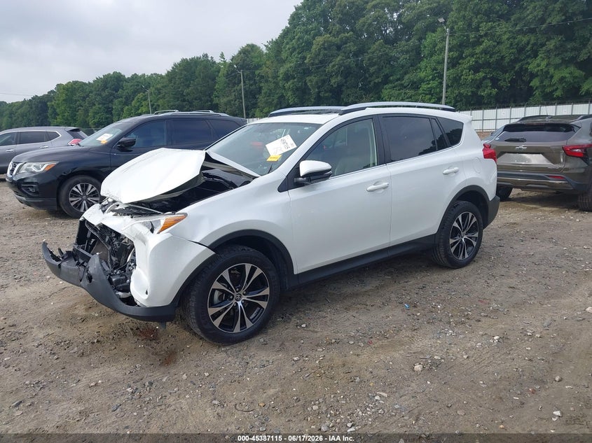 2015 Toyota Rav 4 VIN JTMYFREV8FD079333 IAAI salvage auction — FRONT END, Salvage (Georgia), sold $4,650 on 2026-07-23 (photo 2)