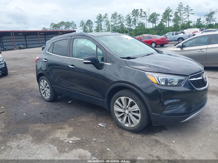 2019 Buick Encore VIN KL4CJASB7KB786802 IAAI salvage auction — LEFT REAR, Rebuildable (Florida), sold $25 on 2026-07-28 (photo 1)