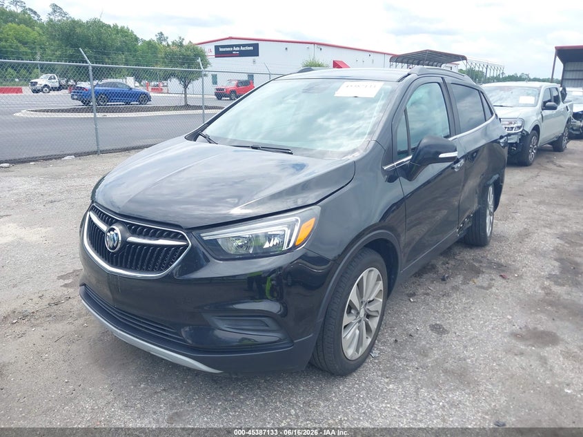 2019 Buick Encore VIN KL4CJASB7KB786802 IAAI salvage auction — LEFT REAR, Rebuildable (Florida), sold $25 on 2026-07-28 (photo 2)