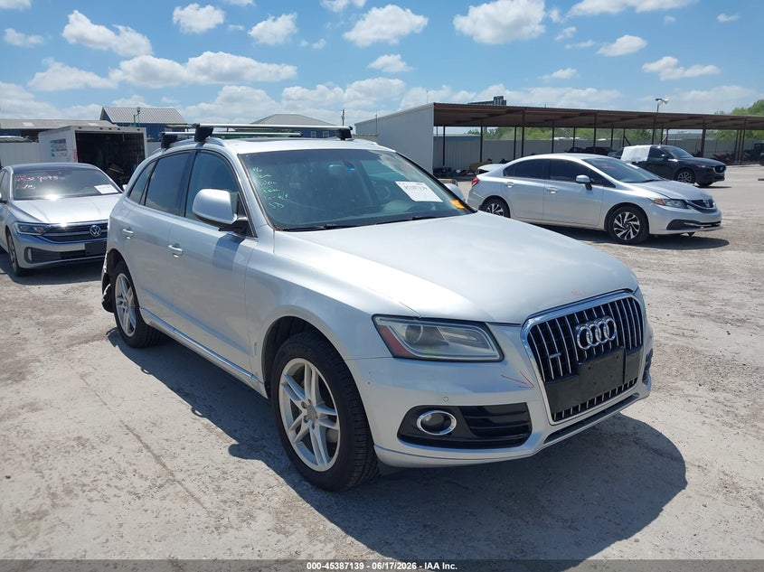 2014 Audi Q5 VIN WA1LFAFP6EA046420 IAAI salvage auction — RIGHT REAR, Original (Texas), sold $2,750 on 2026-07-22 (photo 1)
