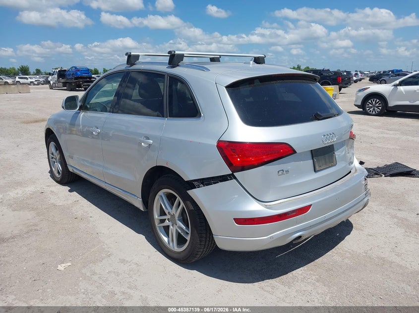 2014 Audi Q5 VIN WA1LFAFP6EA046420 IAAI salvage auction — RIGHT REAR, Original (Texas), sold $2,750 on 2026-07-22 (photo 3)