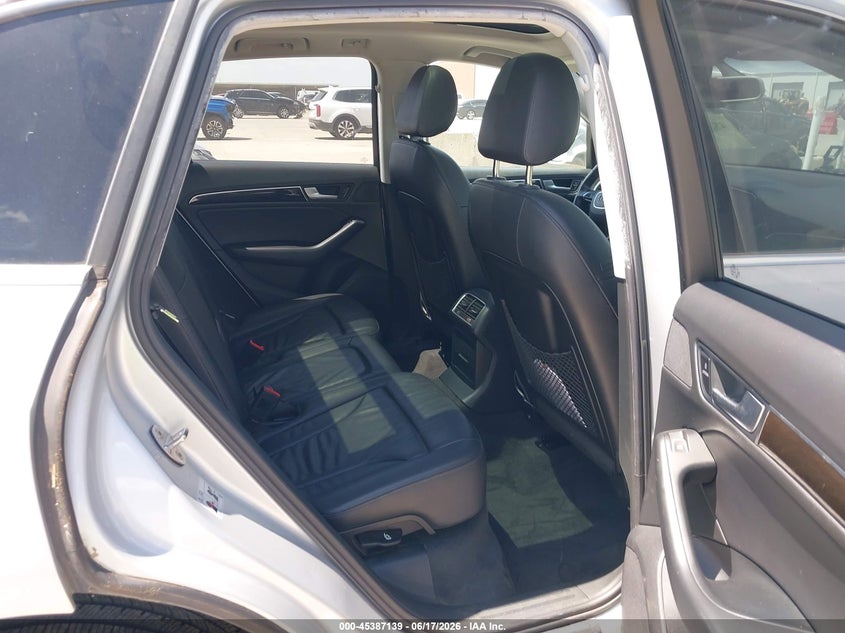 2014 Audi Q5 VIN WA1LFAFP6EA046420 IAAI salvage auction — RIGHT REAR, Original (Texas), sold $2,750 on 2026-07-22 (photo 8)