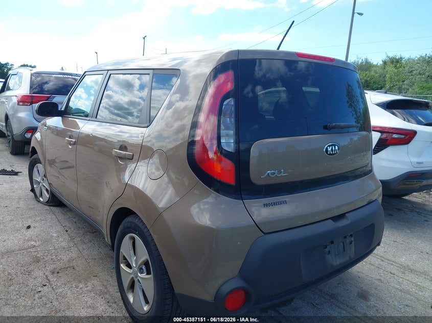 2015 Kia Soul VIN KNDJN2A20F7168335 IAAI salvage auction — FRONT END, Salvage (Ohio), sold $1,350 on 2026-07-14 (photo 3)