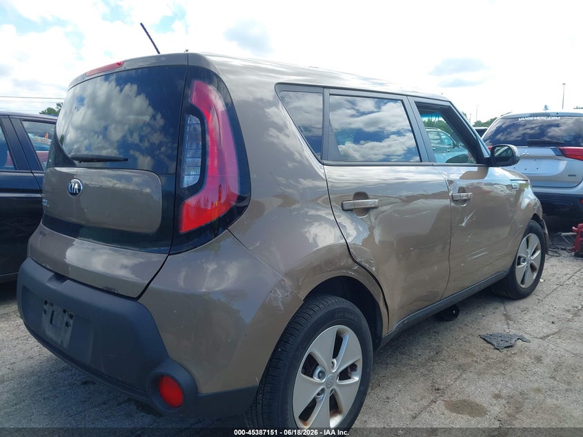 2015 Kia Soul VIN KNDJN2A20F7168335 IAAI salvage auction — FRONT END, Salvage (Ohio), sold $1,350 on 2026-07-14 (photo 4)