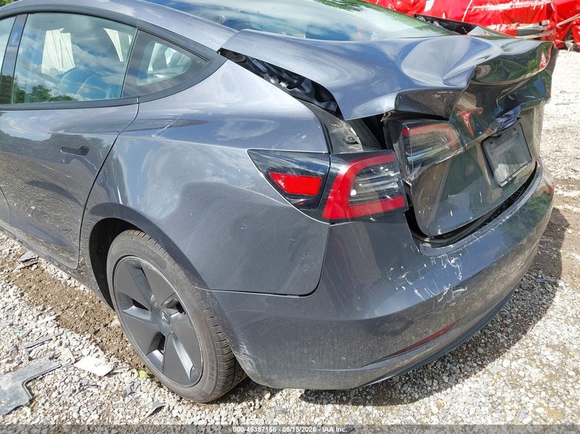 2023 Tesla Model 3 VIN 5YJ3E1EA4PF703036 IAAI salvage auction — REAR END, Salvage (Pennsylvania), sold $5,800 on 2026-07-29 (photo 6)