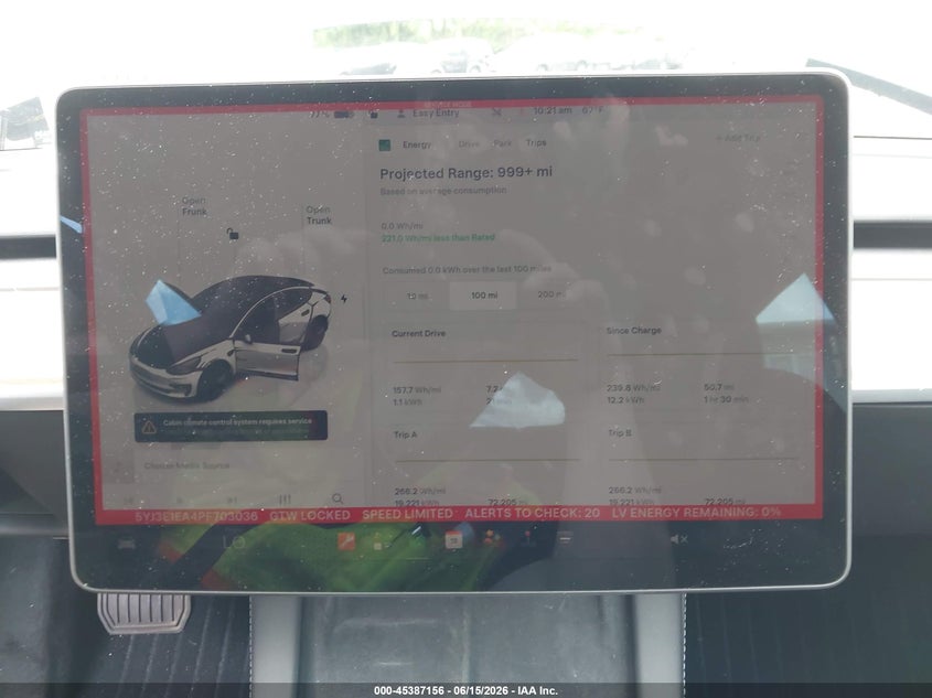 2023 Tesla Model 3 VIN 5YJ3E1EA4PF703036 IAAI salvage auction — REAR END, Salvage (Pennsylvania), sold $5,800 on 2026-07-29 (photo 7)