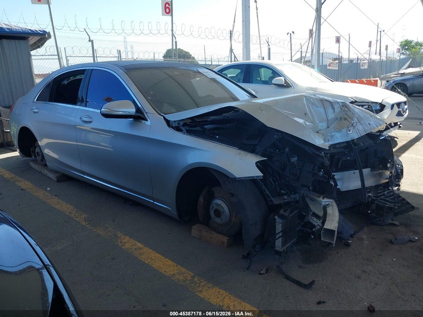 2015 Mercedes-benz S-klasse VIN WDDUG8CB1FA131181 IAAI salvage auction — THEFT, Salvage Title, sold $2,400 on 2026-07-29 (photo 1)