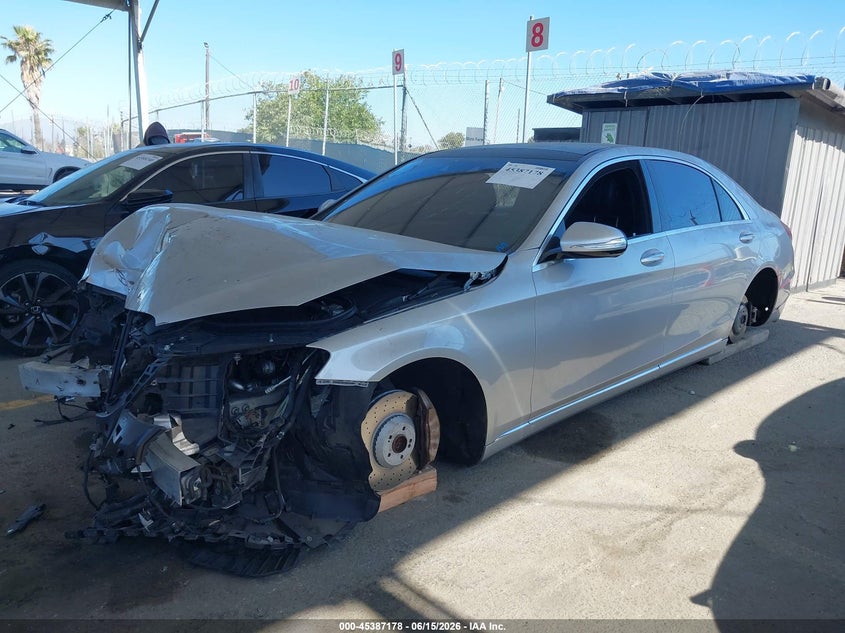 2015 Mercedes-benz S-klasse VIN WDDUG8CB1FA131181 IAAI salvage auction — THEFT, Salvage Title, sold $2,400 on 2026-07-29 (photo 2)