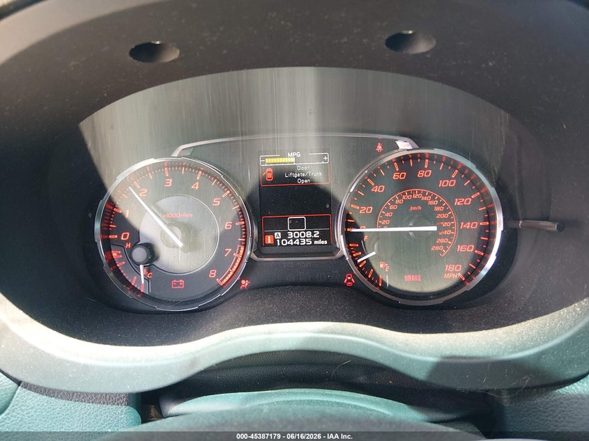 2017 Subaru Wrx VIN JF1VA1B64H9808049 IAAI salvage auction — FRONT END, Salvage (Iowa), sold $1,000 on 2026-07-28 (photo 7)