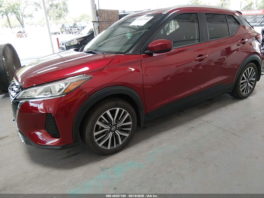 2021 Nissan Kicks VIN 3N1CP5CV0ML514018 IAAI salvage auction — RIGHT REAR, Rebuildable (Florida), sold $3,800 on 2026-07-17 (photo 2)