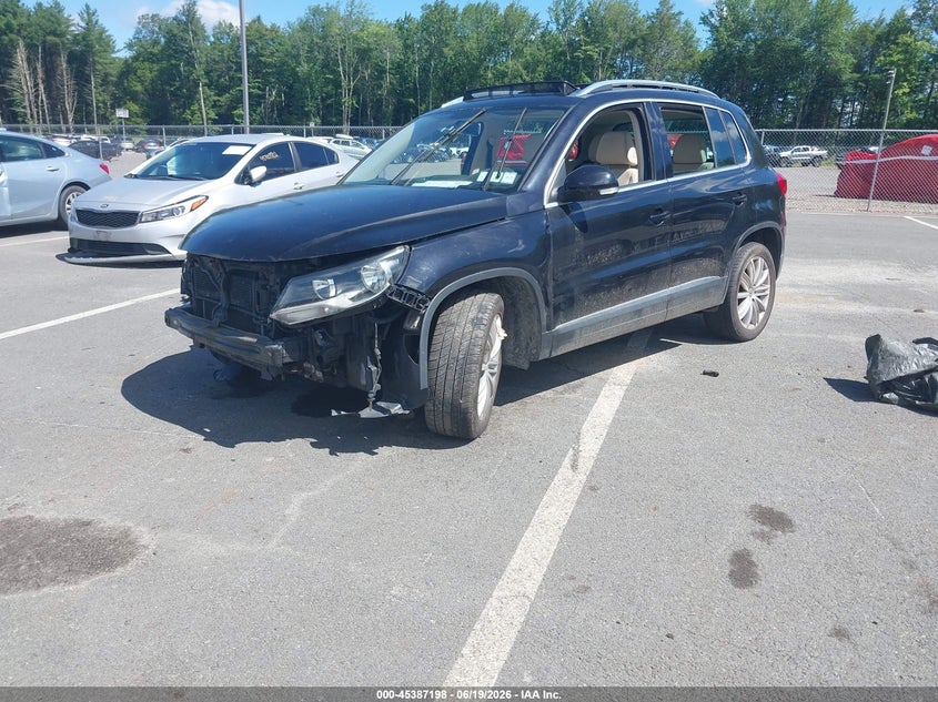 2012 Volkswagen Tiguan VIN WVGBV7AX2CW609358 IAAI salvage auction — BIO HAZARD, Salvage Title, sold $400 on 2026-07-16 (photo 2)