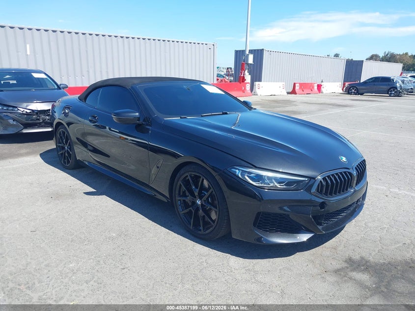 2022 BMW 8er VIN WBAFY4C05NCH75731 IAAI salvage auction — FRONT END, Salvage (California), sold $33,900 on 2026-07-09 (photo 1)