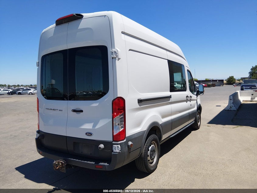 2018 Ford Transit-350 VIN 1FTBW2XM8JKB31226 IAAI salvage auction — NORMAL WEAR, SF97 (California), sold $16,100 on 2026-07-30 (photo 4)