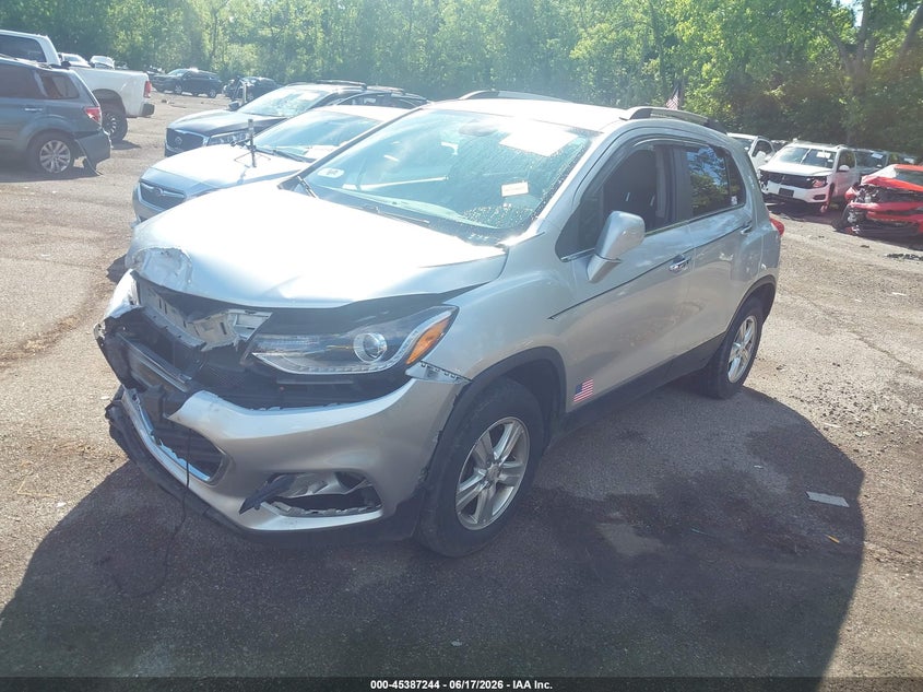 2018 Chevrolet Trax VIN KL7CJPSB9JB730137 IAAI salvage auction — FRONT END, Salvage (Ohio), sold $25 on 2026-07-28 (photo 2)