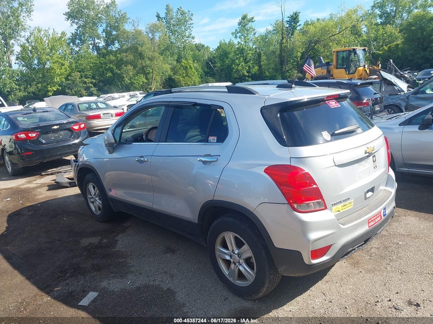 2018 Chevrolet Trax VIN KL7CJPSB9JB730137 IAAI salvage auction — FRONT END, Salvage (Ohio), sold $25 on 2026-07-28 (photo 3)