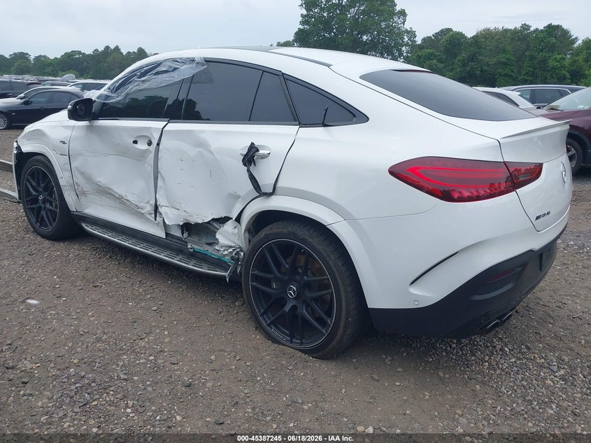 2024 Mercedes-benz Amg gle coupe VIN 4JGFD6BB5RB019155 IAAI salvage auction — SIDE, Salvage Title, sold $54,050 on 2026-08-24 (photo 3)