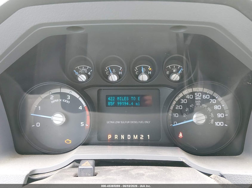 2012 Ford F-550 super duty VIN 1FT8W4DT0CEC35731 IAAI salvage auction — NORMAL WEAR, Sf97 (Washington), sold $15,950 on 2026-08-06 (photo 7)