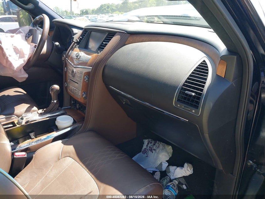 2015 Infiniti Qx80 VIN JN8AZ2NEXF9085951 IAAI salvage auction — FRONT END, Mv-907A (New York), sold $425 on 2026-07-28 (photo 5)
