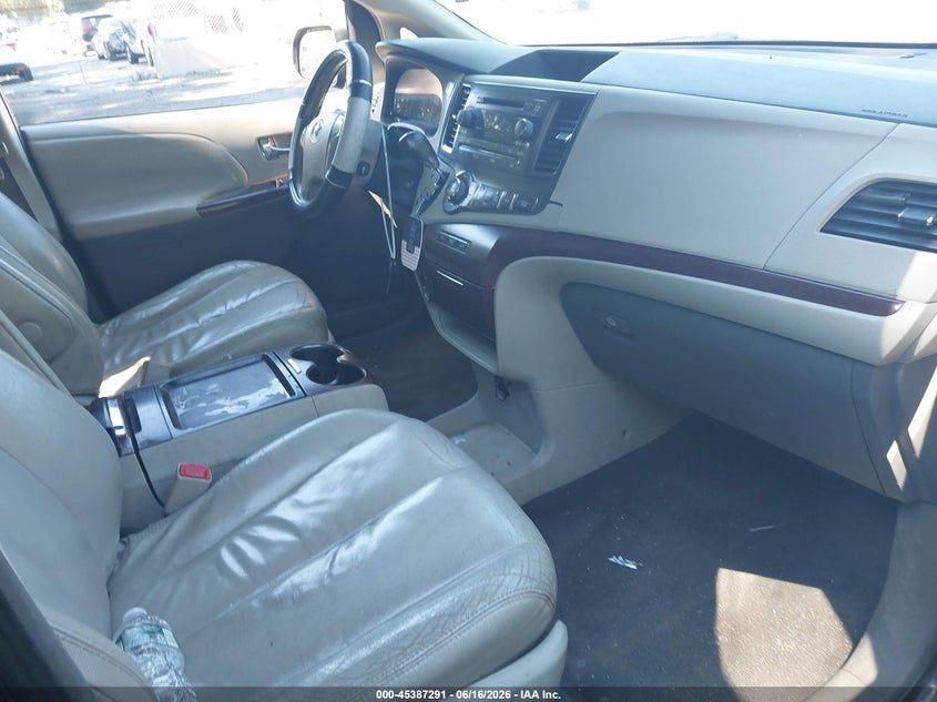 2011 Toyota Sienna VIN 5TDDK3DC5BS006717 IAAI salvage auction — FRONT END, Clear (New York), sold $1,325 on 2026-07-21 (photo 5)