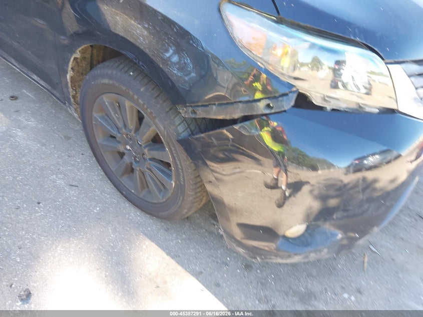 2011 Toyota Sienna VIN 5TDDK3DC5BS006717 IAAI salvage auction — FRONT END, Clear (New York), sold $1,325 on 2026-07-21 (photo 6)