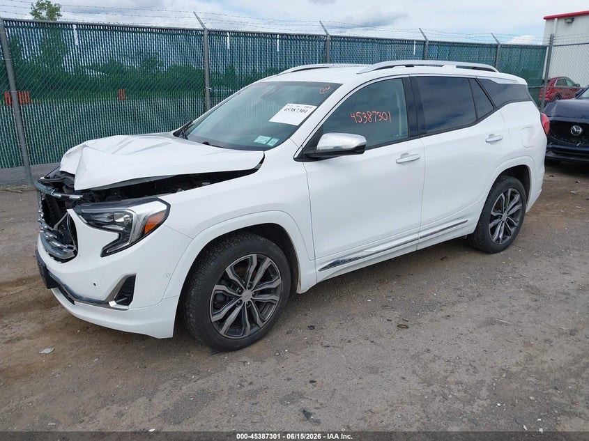 2018 Gmc Terrain VIN 3GKALSEX9JL218573 IAAI salvage auction — FRONT END, Mv-907A (New York), sold $3,150 on 2026-07-05 (photo 2)