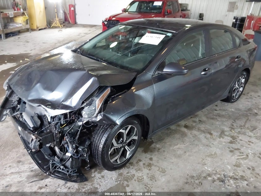 2021 Kia Forte VIN 3KPF24AD5ME339895 IAAI salvage auction — FRONT END, Salvage (Illinois), sold $1,850 on 2026-07-24 (photo 2)