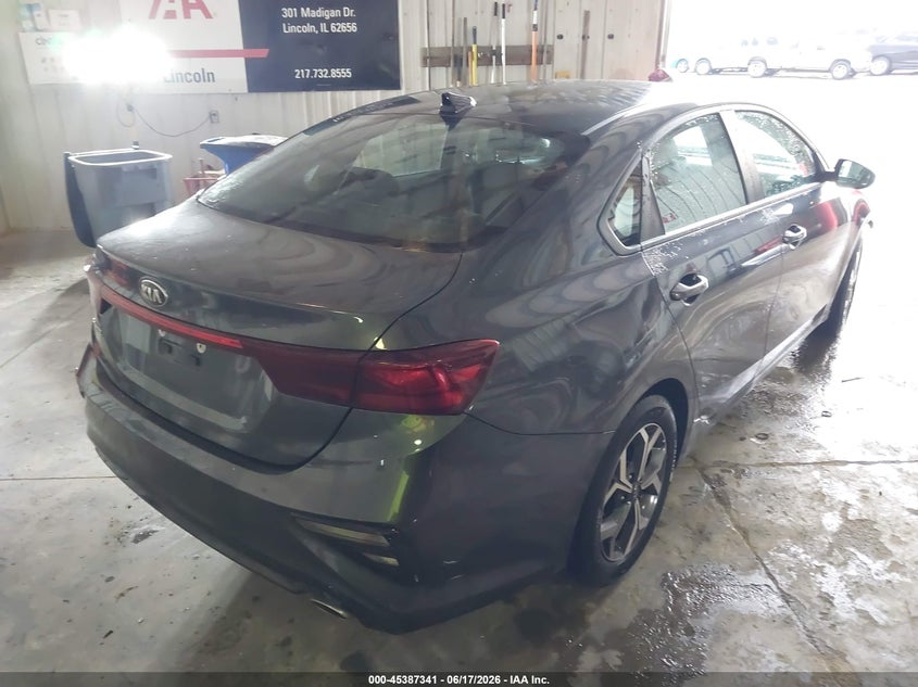 2021 Kia Forte VIN 3KPF24AD5ME339895 IAAI salvage auction — FRONT END, Salvage (Illinois), sold $1,850 on 2026-07-24 (photo 4)