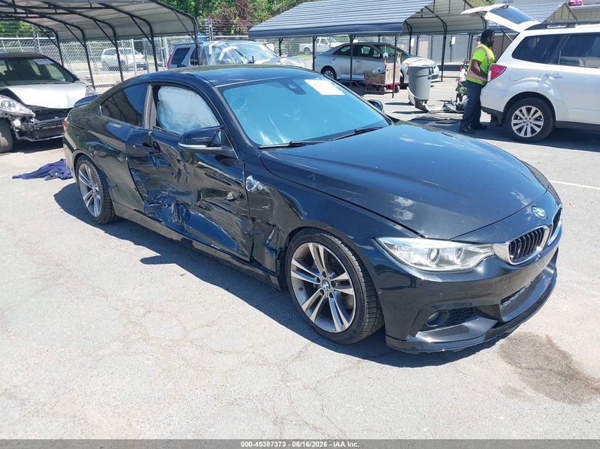 2017 BMW 4er VIN WBA4P3C5XHK528051 IAAI salvage auction — SIDE, Salvage Title, sold $8,250 on 2026-07-16 (photo 1)