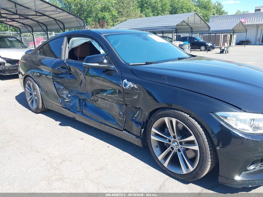 2017 BMW 4er VIN WBA4P3C5XHK528051 IAAI salvage auction — SIDE, Salvage Title, sold $8,250 on 2026-07-16 (photo 6)