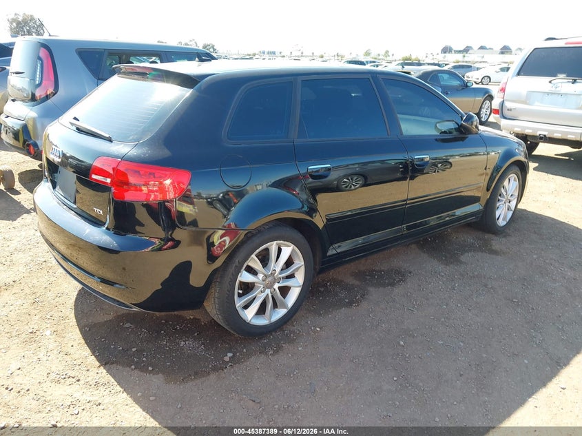 2011 Audi A3 VIN WAUBJAFM0BA137536 IAAI salvage auction — NORMAL WEAR, Clear - Dealer Only (California), sold $375 on 2026-07-29 (photo 4)