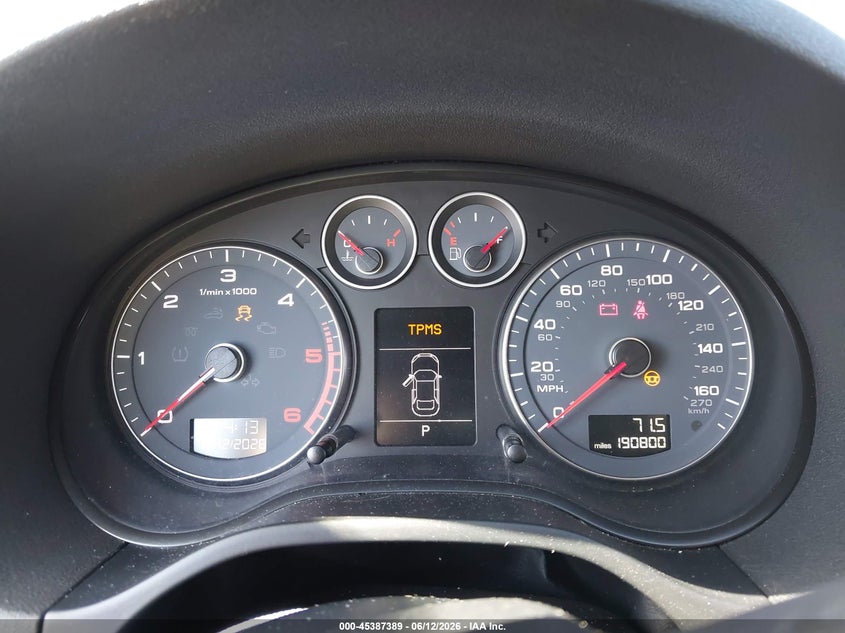 2011 Audi A3 VIN WAUBJAFM0BA137536 IAAI salvage auction — NORMAL WEAR, Clear - Dealer Only (California), sold $375 on 2026-07-29 (photo 7)