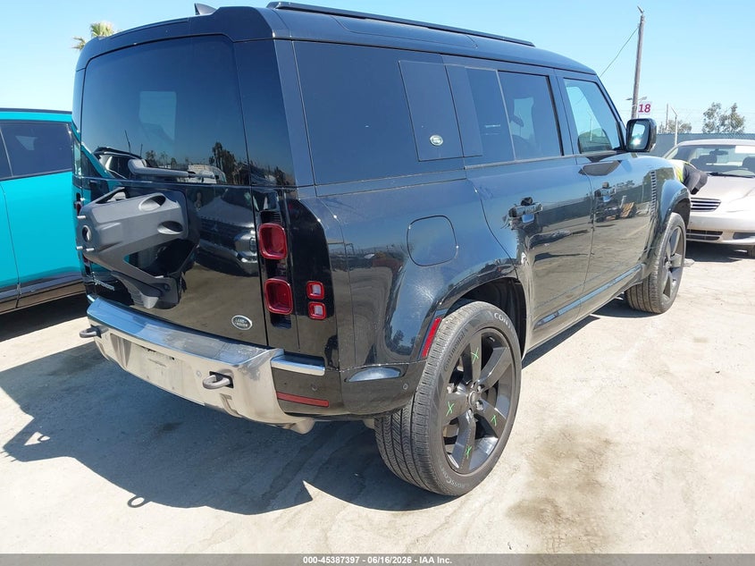 2023 Land rover Defender VIN SALEJEEX4P2240021 IAAI salvage auction — LEFT SIDE, Salvage (California), sold $44,100 on 2026-07-20 (photo 4)
