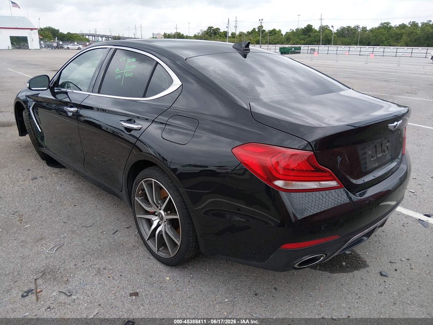 2021 Genesis G70 VIN KMTG74LEXMU070985 IAAI salvage auction — LEFT SIDE, Salvage (Louisiana), sold $6,000 on 2026-07-06 (photo 3)