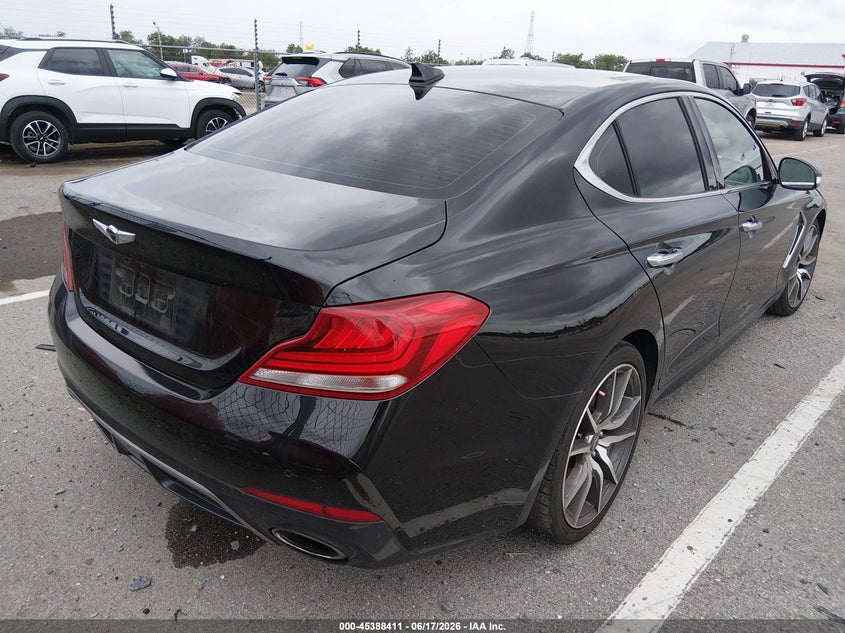 2021 Genesis G70 VIN KMTG74LEXMU070985 IAAI salvage auction — LEFT SIDE, Salvage (Louisiana), sold $6,000 on 2026-07-06 (photo 4)