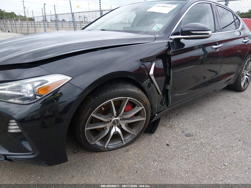 2021 Genesis G70 VIN KMTG74LEXMU070985 IAAI salvage auction — LEFT SIDE, Salvage (Louisiana), sold $6,000 on 2026-07-06 (photo 6)
