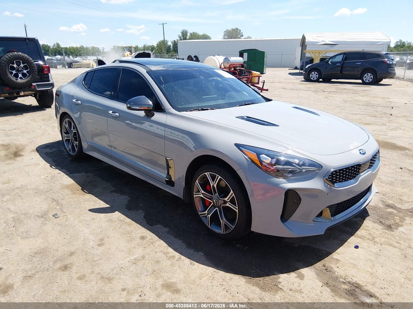 2019 Kia Stinger VIN KNAE45LC0K6051654 IAAI salvage auction — LEFT REAR, Salvage (Virginia), sold $2,550 on 2026-07-31 (photo 1)