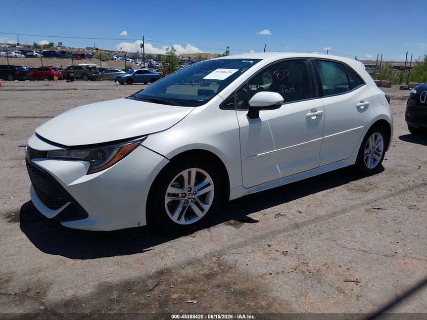 2019 Toyota Corolla VIN JTNK4RBE3K3023327 IAAI salvage auction — NORMAL WEAR, Clear (New Mexico), sold $4,000 on 2026-07-06 (photo 2)